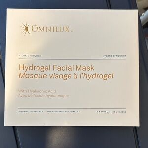 OMNILUX Hydrogel Facial Mask - NIB sealed, 3 pack